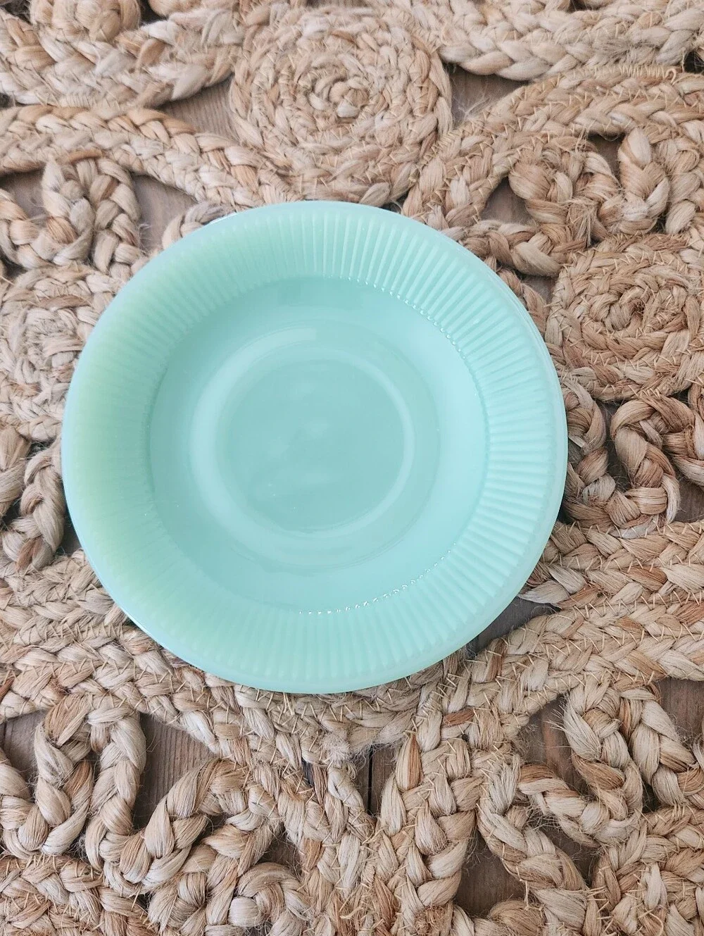 Jadeite Ceramic Dessert Plates - Set of 3